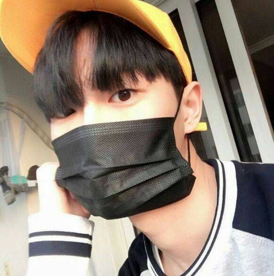 男生头像冷酷帅气侧脸图片精选-戴口罩_3