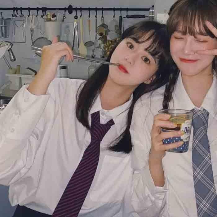 2021最火爆的闺蜜头像图片精选-双人_1
