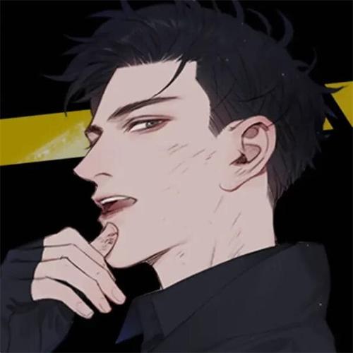 男生头像冷酷帅气侧脸图片精选-漫画_6
