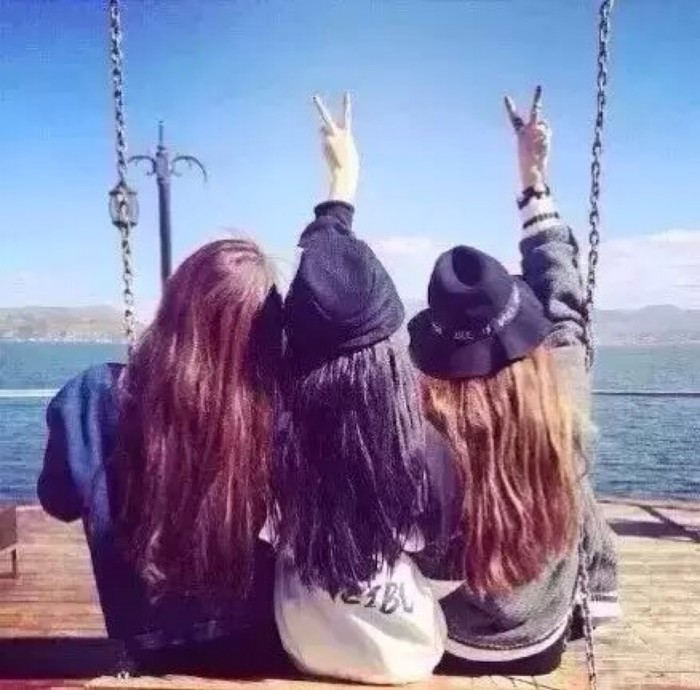 2021最火爆的闺蜜头像图片精选-三人_3