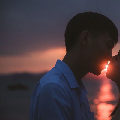 2021最火爆微信情侣双人头像图片精选-真人情侣头_11