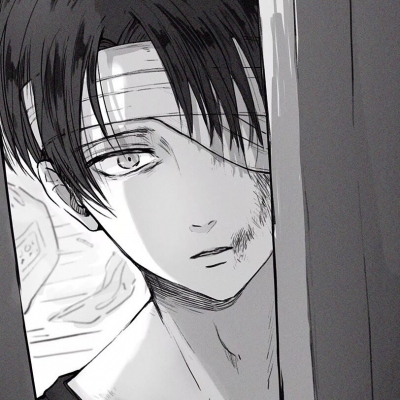 利威尔·阿克曼 Levi·Ackerman高清头像精选-黑白风格_16