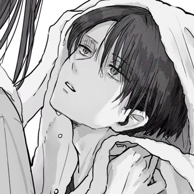利威尔·阿克曼 Levi·Ackerman高清头像精选-黑白风格_12