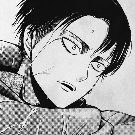 利威尔·阿克曼 Levi·Ackerman高清头像精选-黑白风格_4
