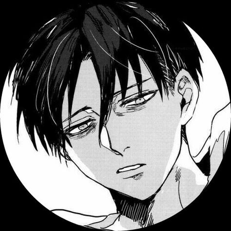 利威尔·阿克曼 Levi·Ackerman高清头像精选-黑白风格_5