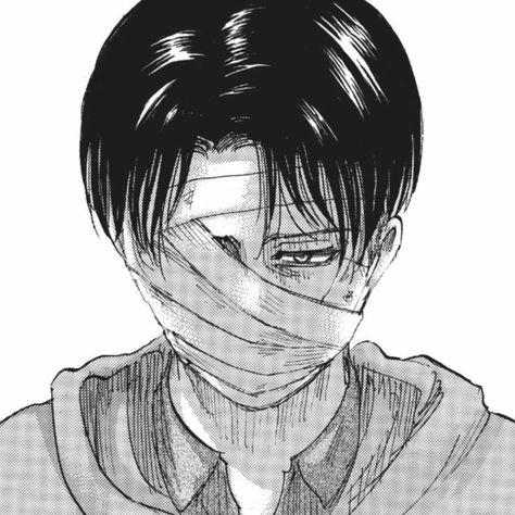 利威尔·阿克曼 Levi·Ackerman高清头像精选-黑白风格_7