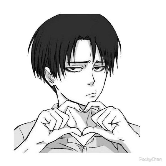 利威尔·阿克曼 Levi·Ackerman高清头像精选-黑白风格_9