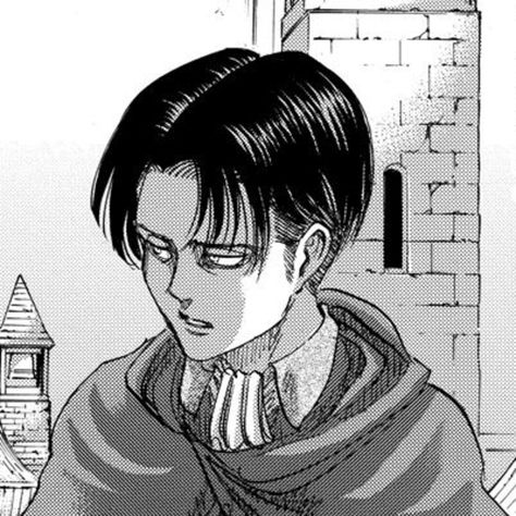 利威尔·阿克曼 Levi·Ackerman高清头像精选-黑白风格_2