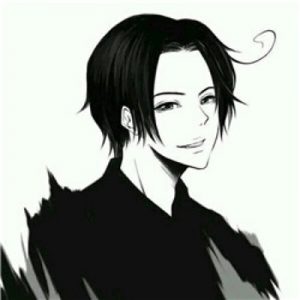 情头一男一女高冷情侣头像图片精选-黑白_4