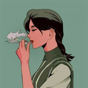 情头一男一女高冷情侣头像图片精选-动漫_11