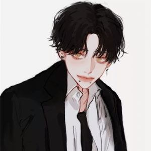 情头一男一女高冷情侣头像图片精选-动漫_9