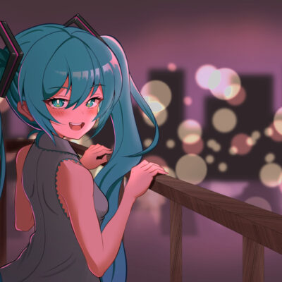 初音未来头像二次元图片精选-黑化后_3