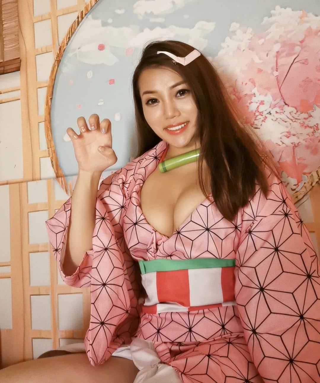 《鬼灭之刃》灶门祢豆子高清动漫图片精选-内衣图_1
