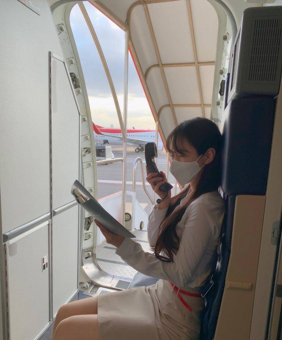 大韩国际航空空姐日常图片精选_4