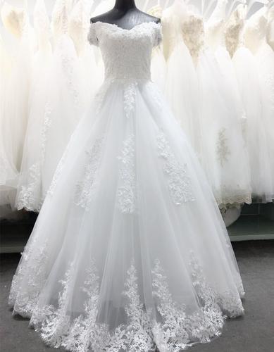 新娘婚纱图片 白色婚纱礼服_5
