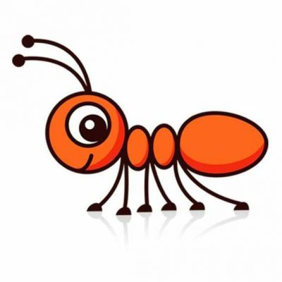 昆虫小蚂蚁彩色简笔画图片大全