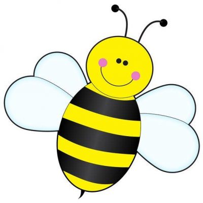 昆虫蜜蜂卡通彩色简笔画图片大全