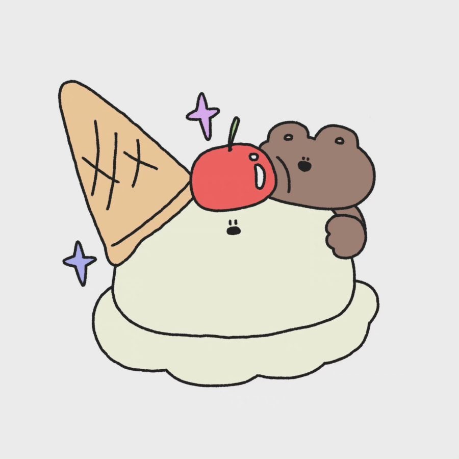 可爱简笔画头像 蛋糕、冰激凌、苹果、粑粑等！_1