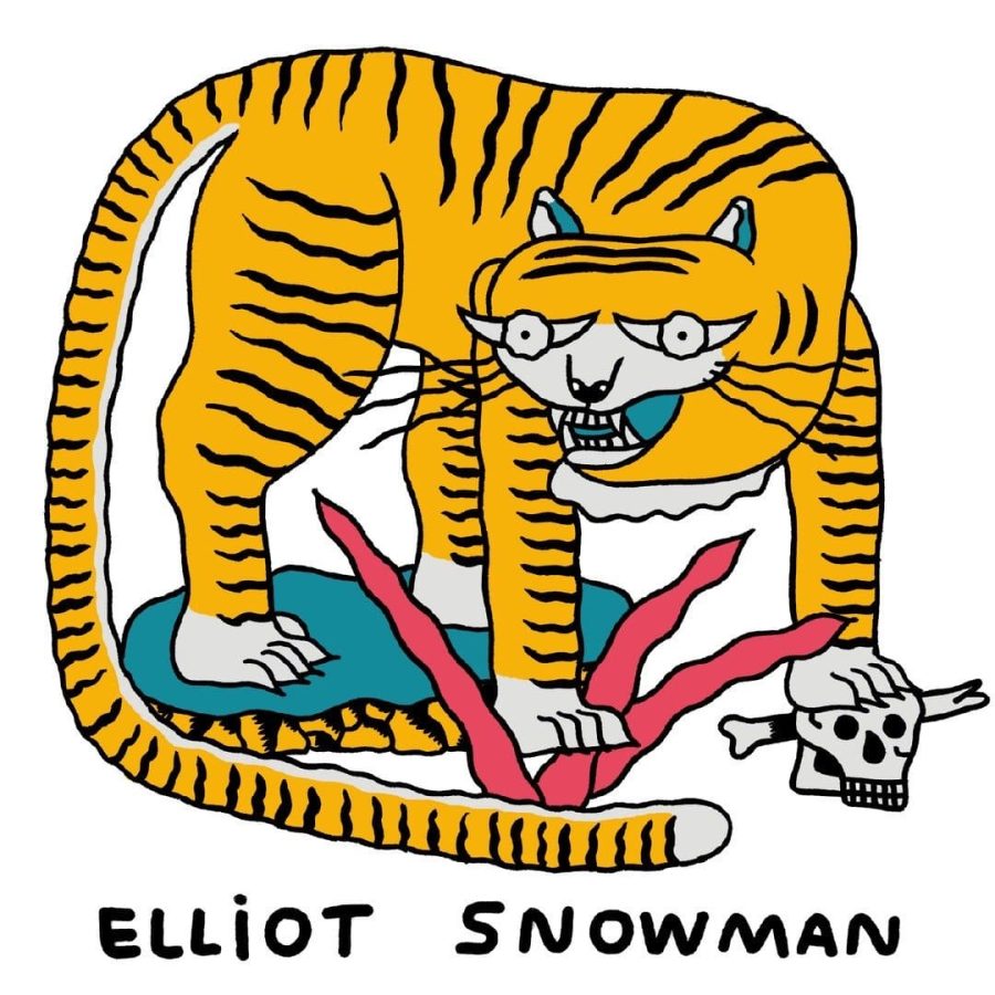 插画师 Elliot Snowman 老虎、蟒蛇 个性微信头像_3