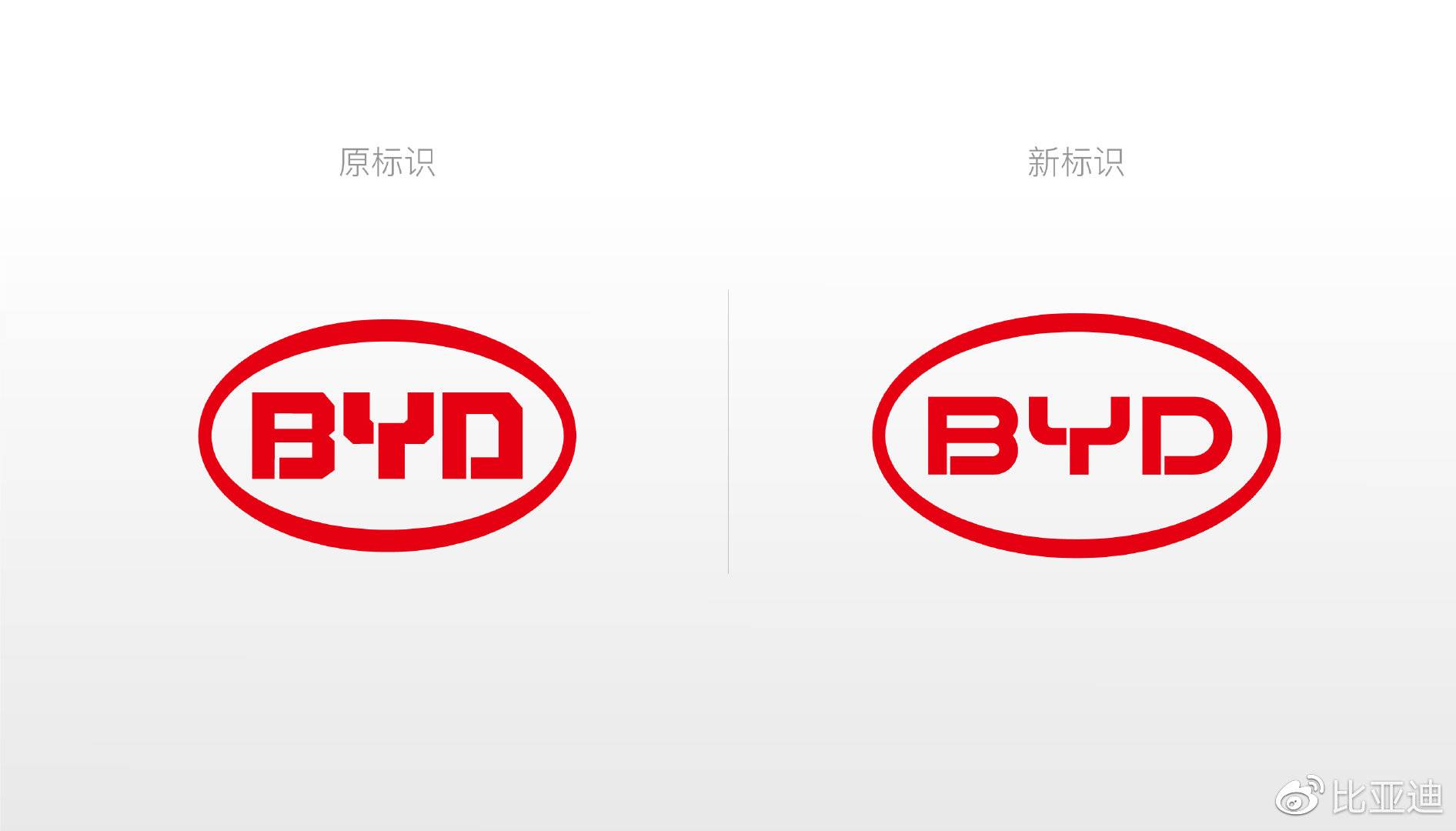 比亚迪换logo品牌升级 新旧logo对比图_2