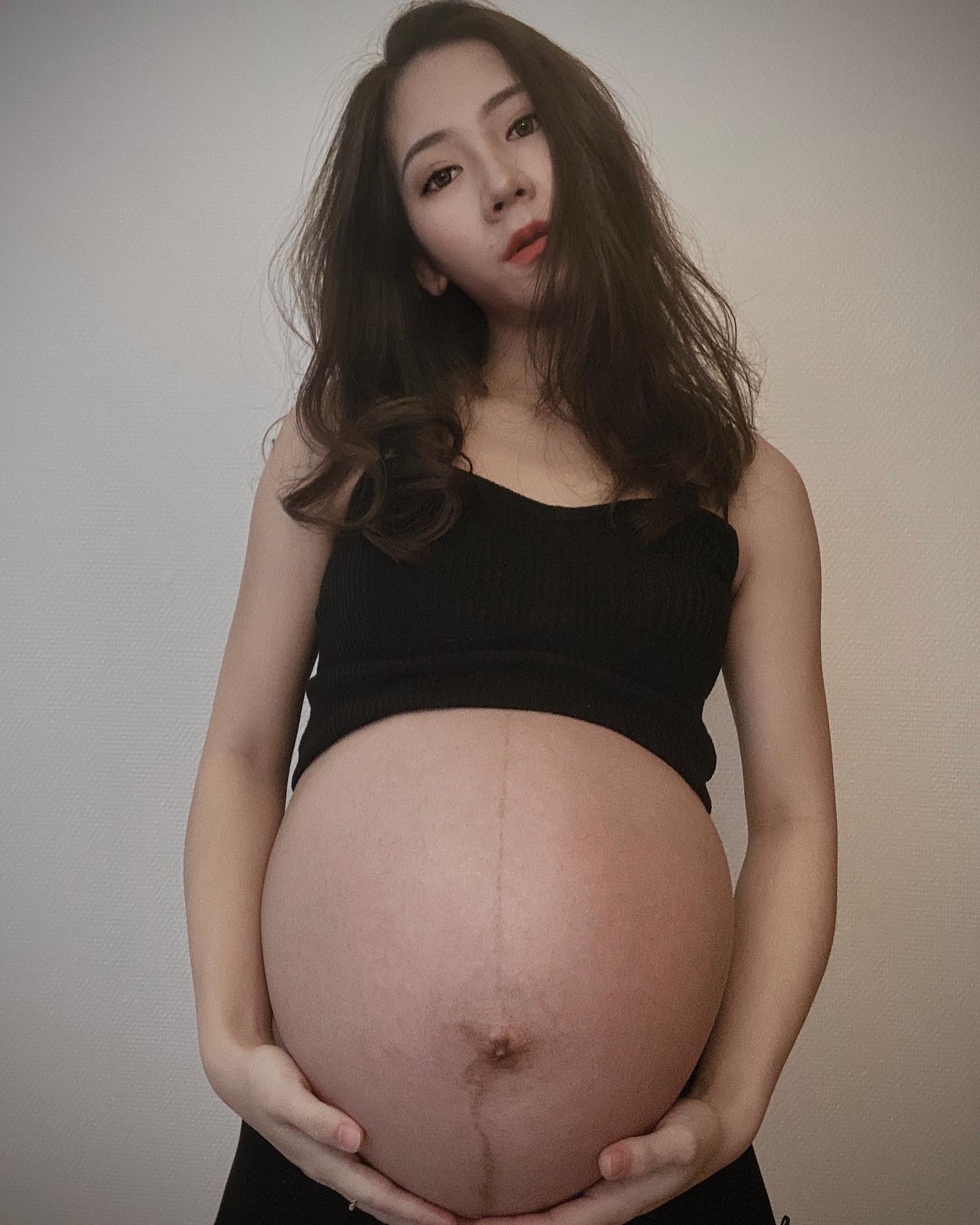 怀孕5个月的肚子有多大的图片（孕产说：怀孕5个月的孕妇肚子有多大呢？应该注意些什么？） | 说明书网