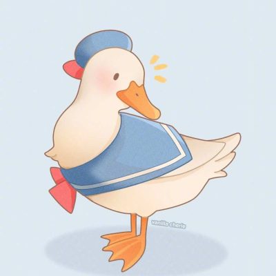 可爱小动物胖鸭子简笔画图片大全  画师VanillaCherie  的作品
