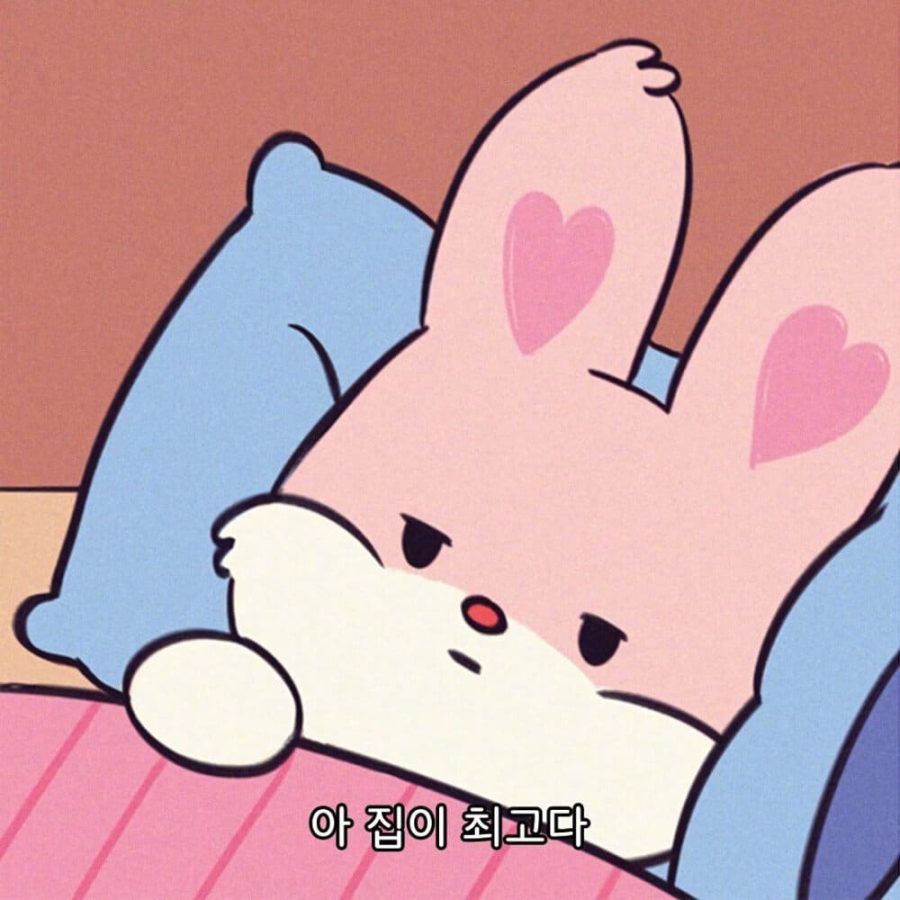 韩国muffin爱心耳兔子可爱头像 卡通粉色兔子_10