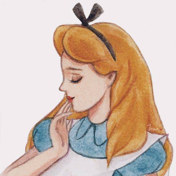 黄色长发灰姑娘手绘版头像 迪士尼公主女生头像精选图_6