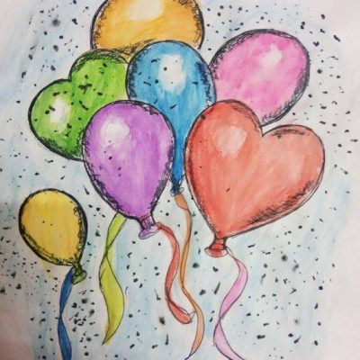 简单的彩色气球简笔画大全 幼儿园简笔画
