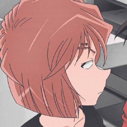 「名侦探柯南」 灰原哀可爱短发女生动漫头像-小哀侧脸_8