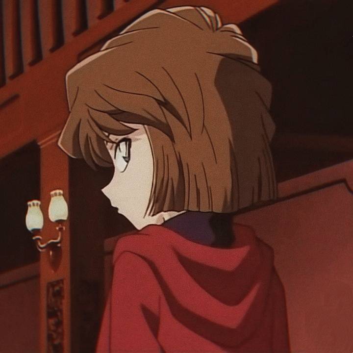「名侦探柯南」 灰原哀可爱短发女生动漫头像-小哀侧脸_1