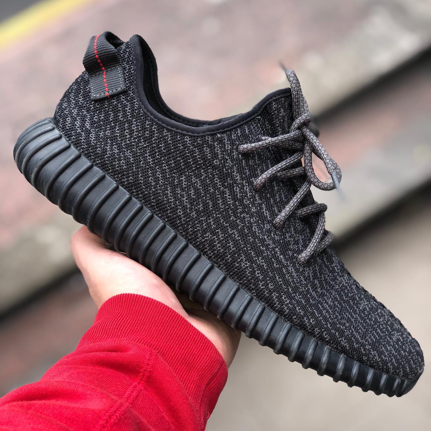 adidas yeezy350初代款式大全 全部配色高清图片-Pirate Black黑天使_5