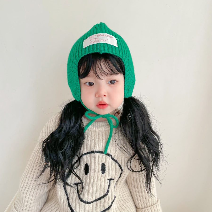 可爱绿帽子头像图片精选-女生真人绿帽子头像_16