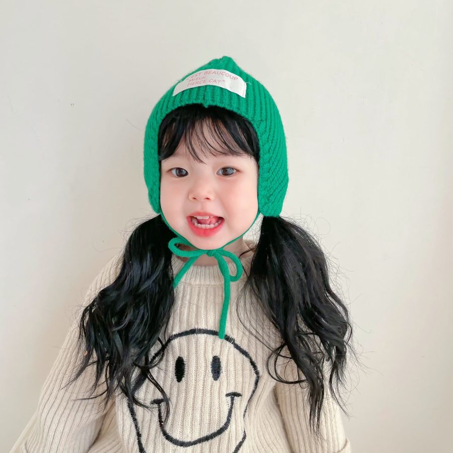 可爱绿帽子头像图片精选-女生真人绿帽子头像_12