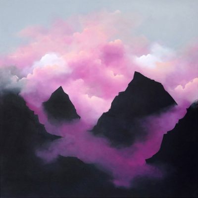 在云端 紫色云彩微信头像 ， 澳大利亚艺术家 Brooklyn Whelan ​​​紫色祥云