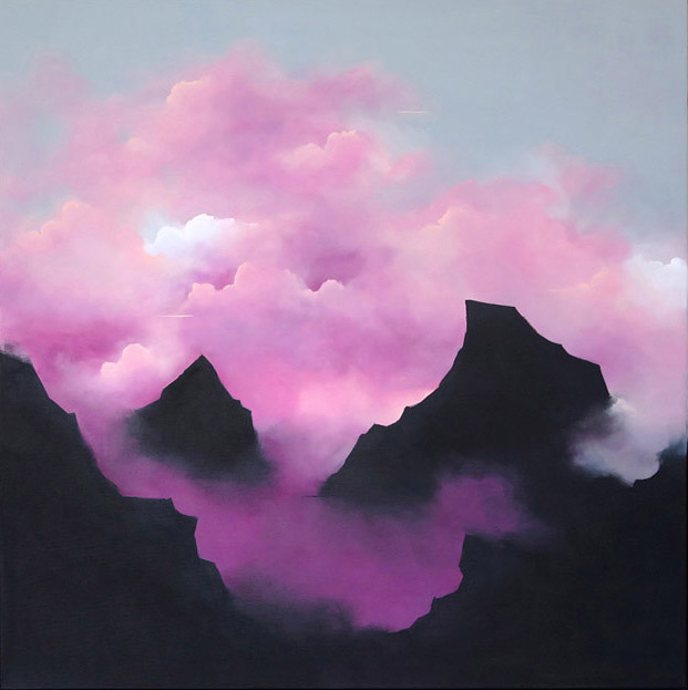 在云端 紫色云彩微信头像 ， 澳大利亚艺术家 Brooklyn Whelan ​​​紫色祥云_5