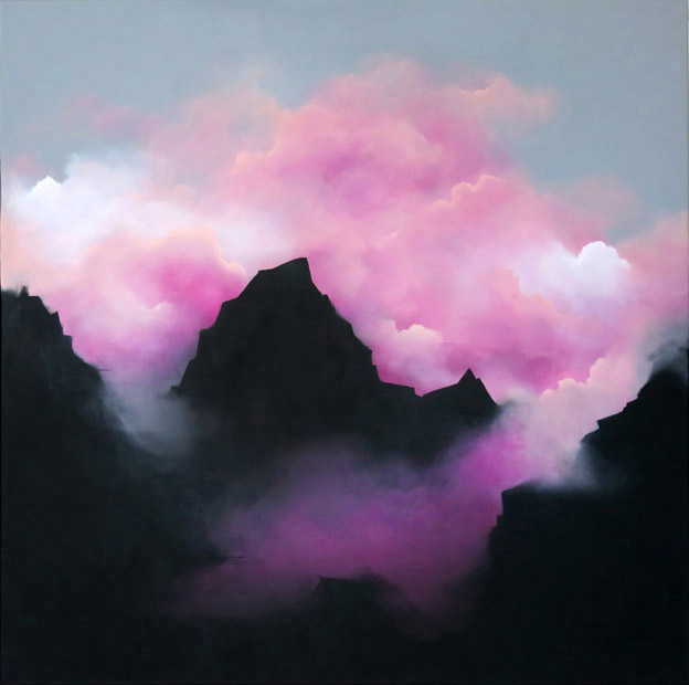 在云端 紫色云彩微信头像 ， 澳大利亚艺术家 Brooklyn Whelan ​​​紫色祥云_9