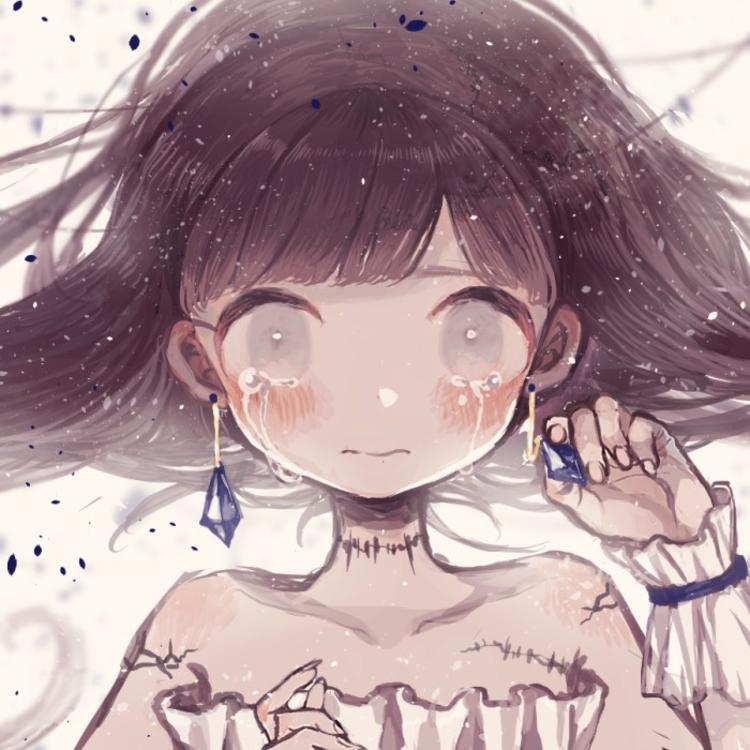 好看又EMO的女生头像无水印图片-EMO动漫头像_5