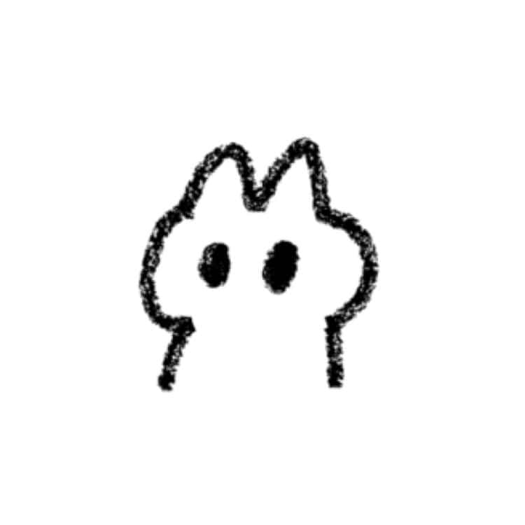 超级简单卡通表情猫咪简笔画 画一只最简单的猫_4