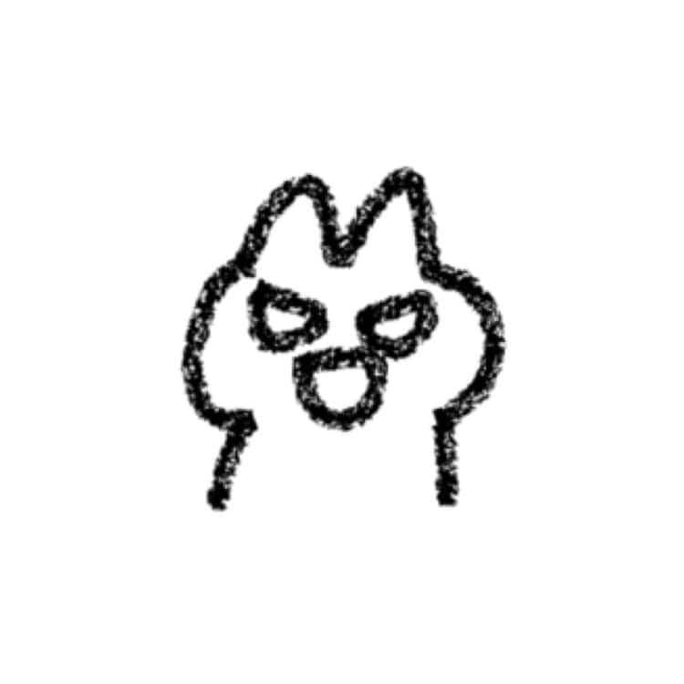 超级简单卡通表情猫咪简笔画 画一只最简单的猫_7
