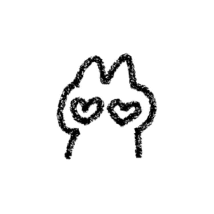 超级简单卡通表情猫咪简笔画 画一只最简单的猫_9