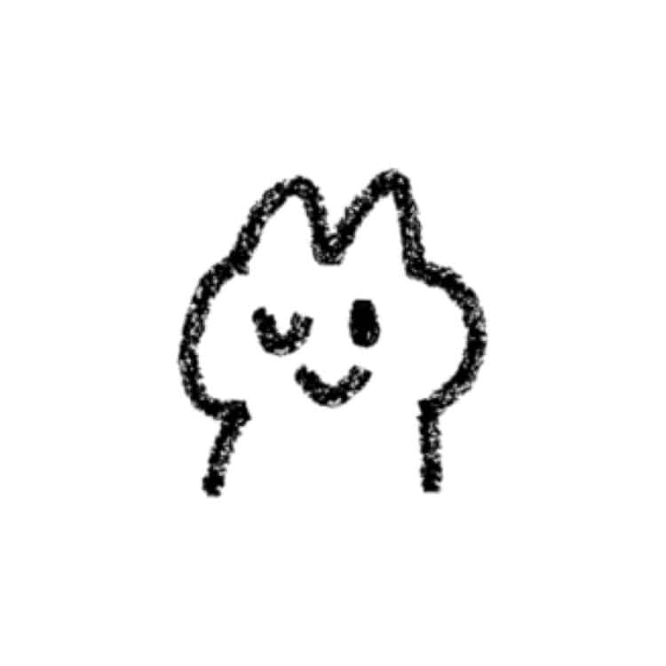 超级简单卡通表情猫咪简笔画 画一只最简单的猫_13