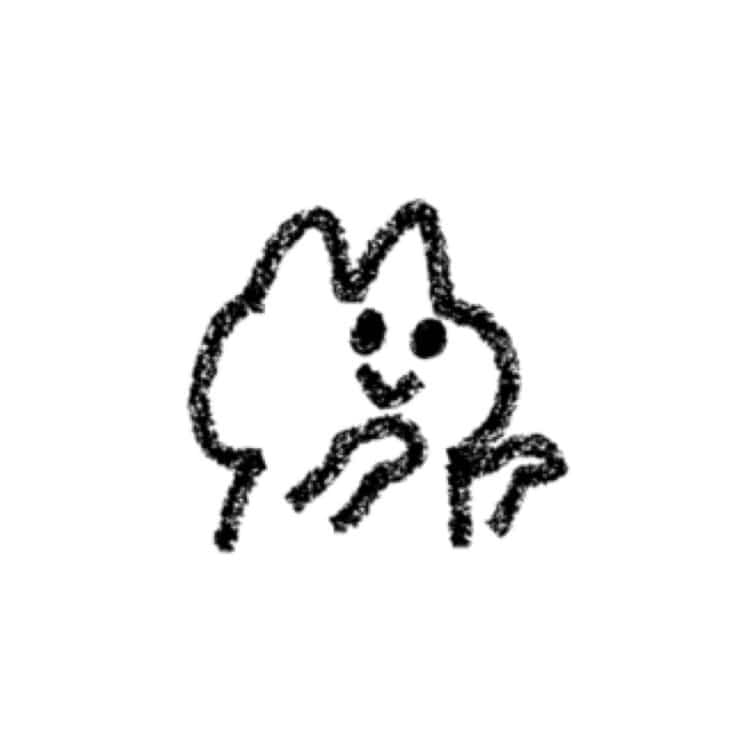 超级简单卡通表情猫咪简笔画 画一只最简单的猫_15