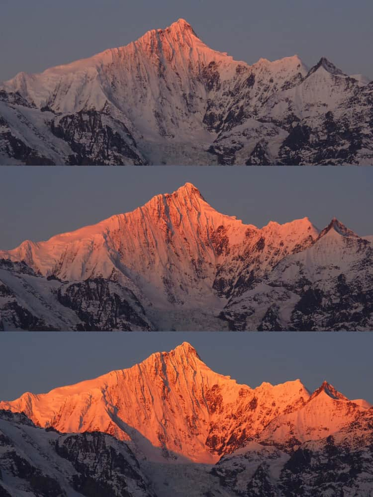 日照金山唯美图片 好运一整年_7